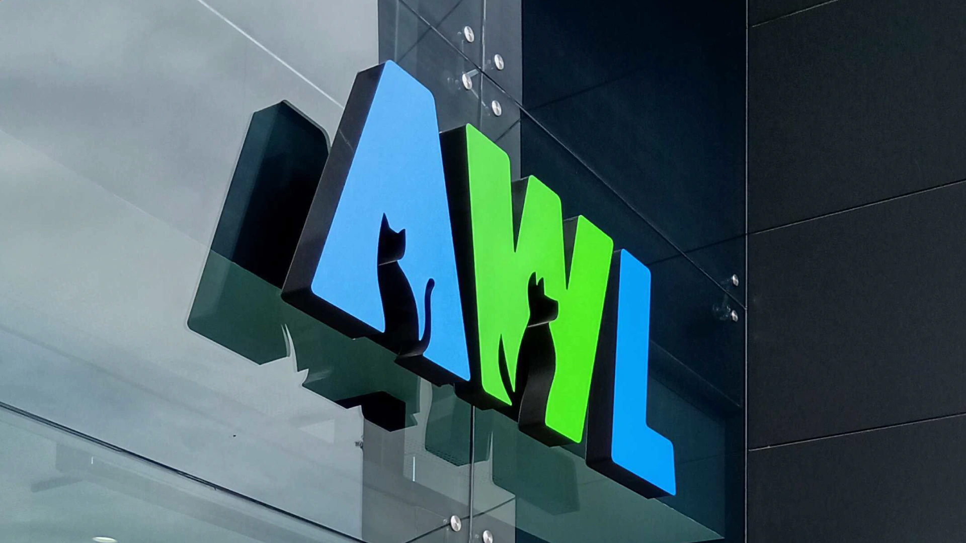Animal Welfare League front building signage