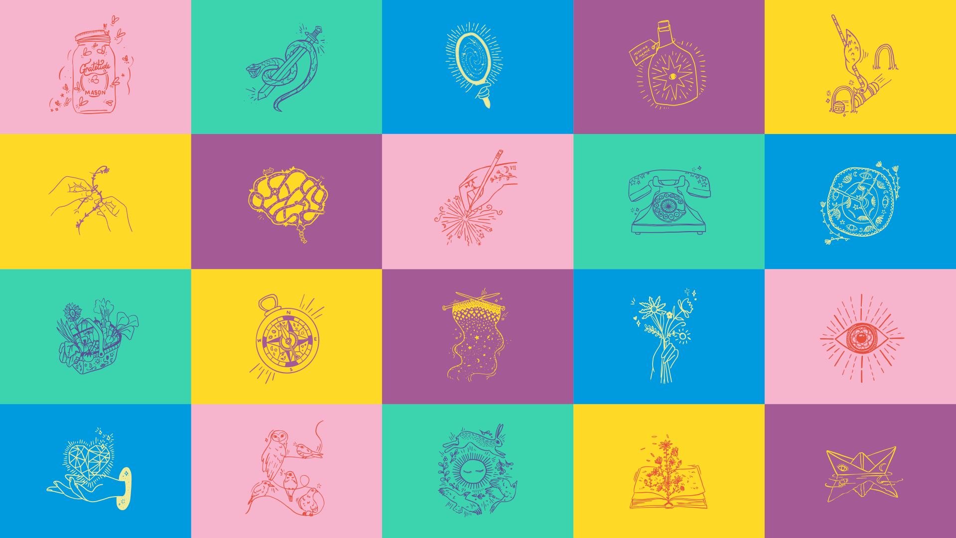 Good Vibes Experiment mental health tactics illustration