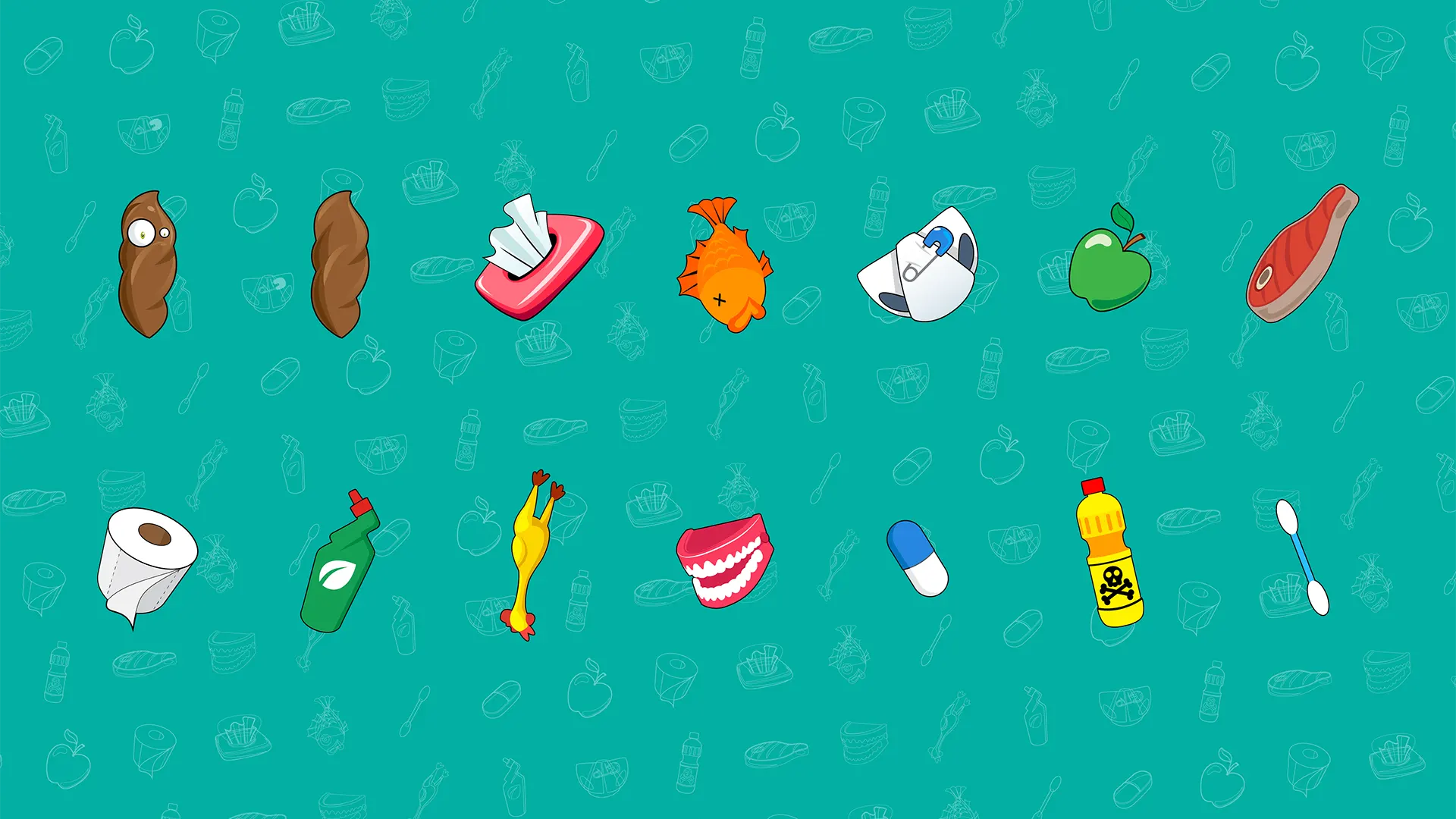 Let the Poo Thru 3D concept art