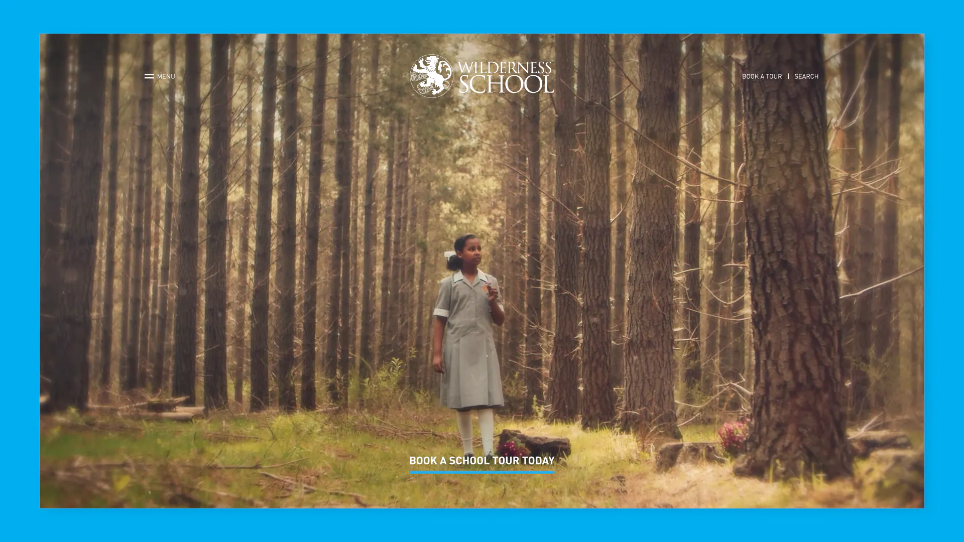 Wilderness School website hero video