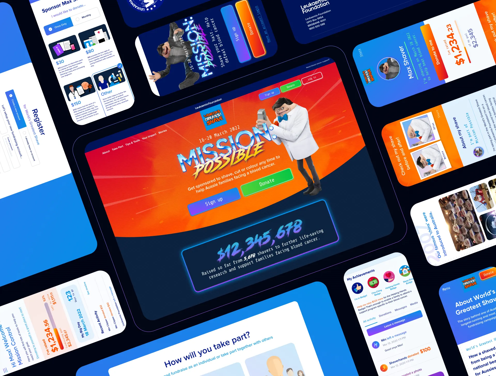 World's Greatest Shave mobile web development