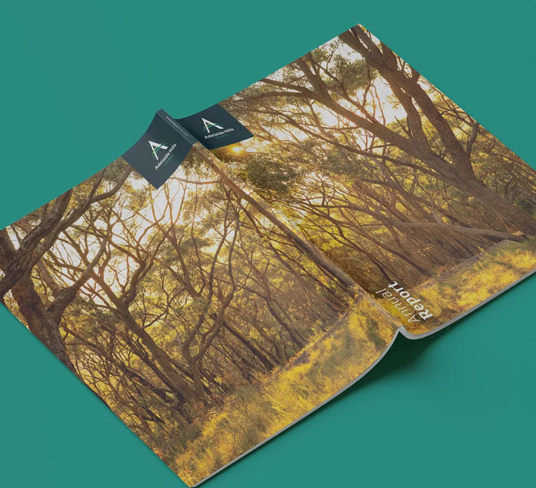 Adelaide Hills Council | Graphic design, brand rollout, print collateral, style guide, destination signage