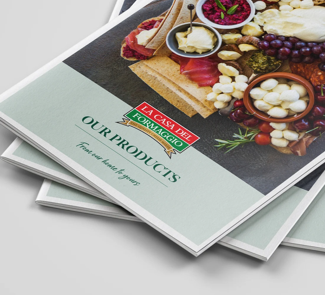 La Casa Del Formaggio | Graphic design, brand rollout, print collateral