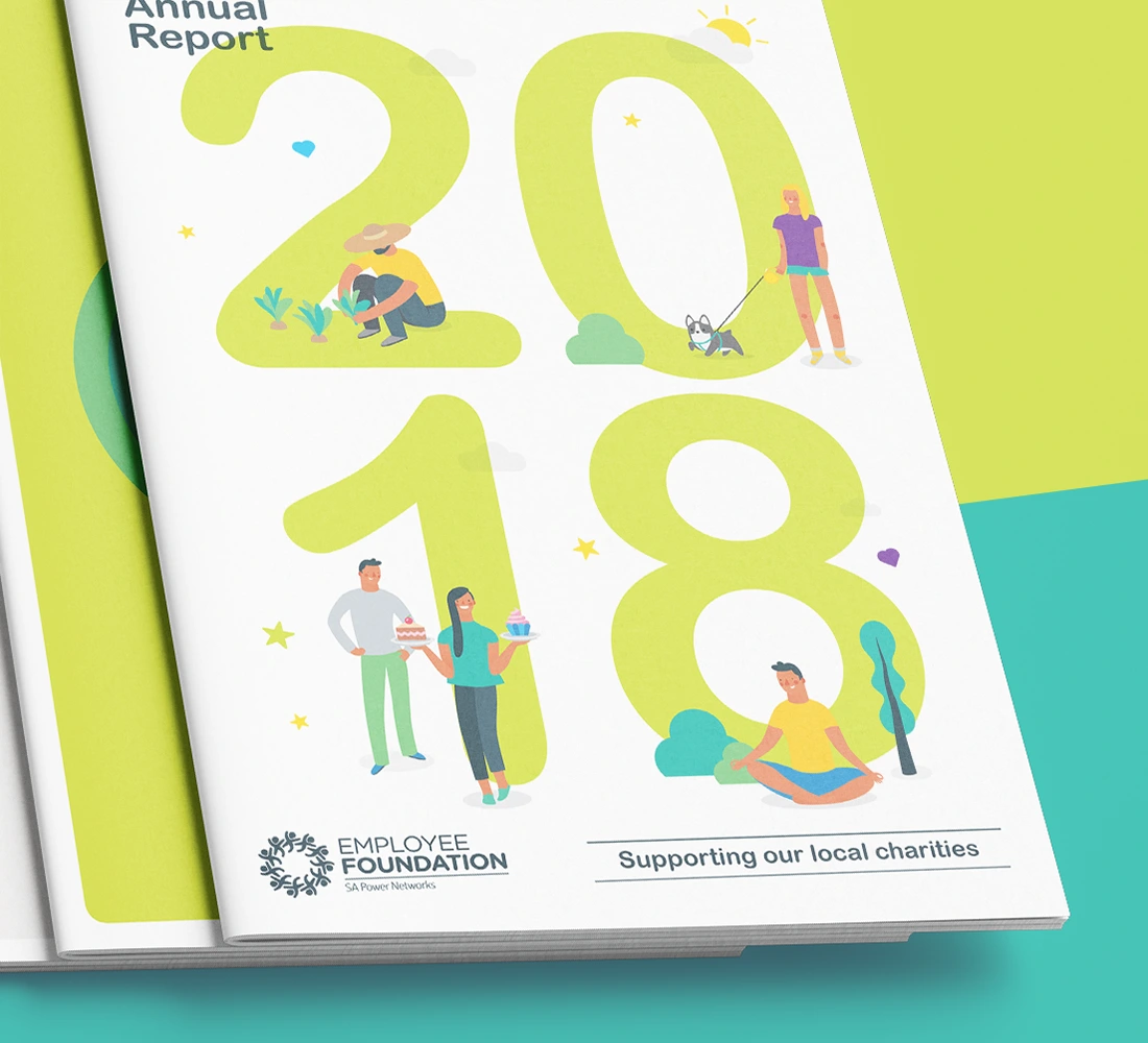 SA Power Networks | Graphic design, brand rollout, event signage, print collateral