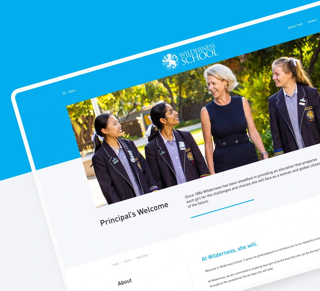 Wilderness School | Web development, interface design, digital strategy